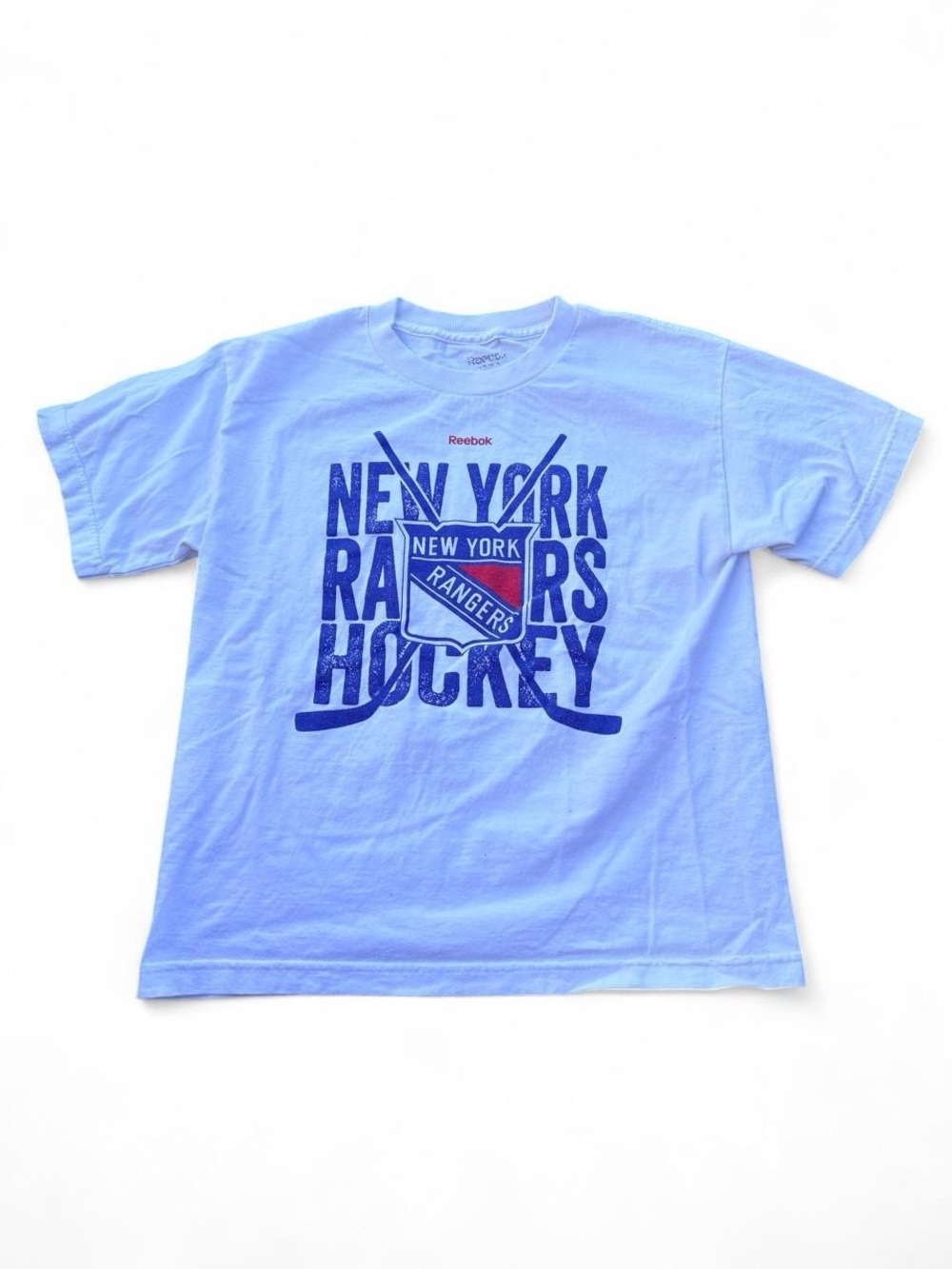 Vintage Reebok New York Rangers Graphic Tee – White, Women’s S